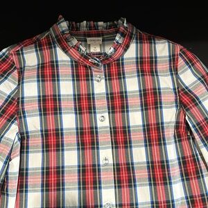 Crewcuts Holiday Plaid Shirt - Size 16 Girls